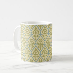 Blommigtens tjocklek för gotiskt Revival Kaffemugg