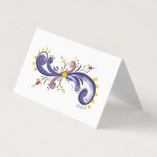 Blommigtens tomma notecers kort
