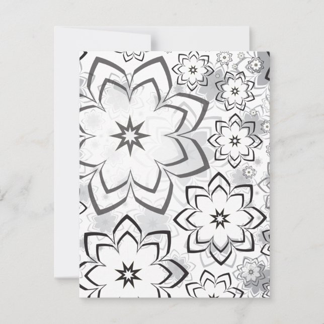 Blommigtens utformning 11 anteckningskort (Framsida)
