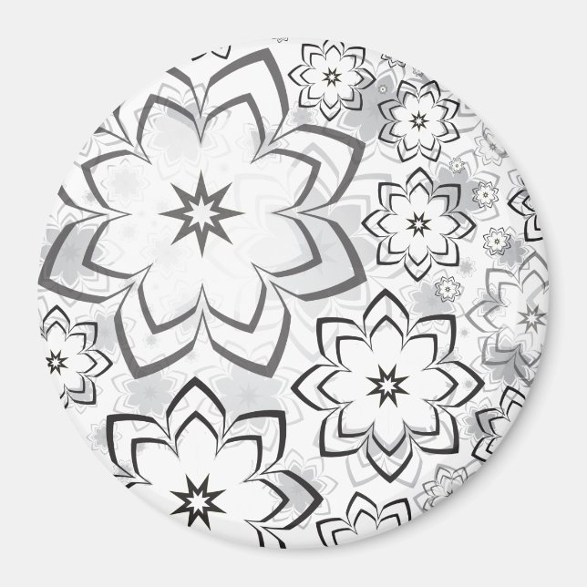 Blommigtens utformning 11 magnet (Framsidan)