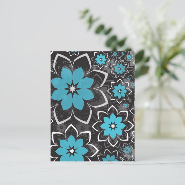 Blommigtens utformning 14 helg vykort (Stående Fram)
