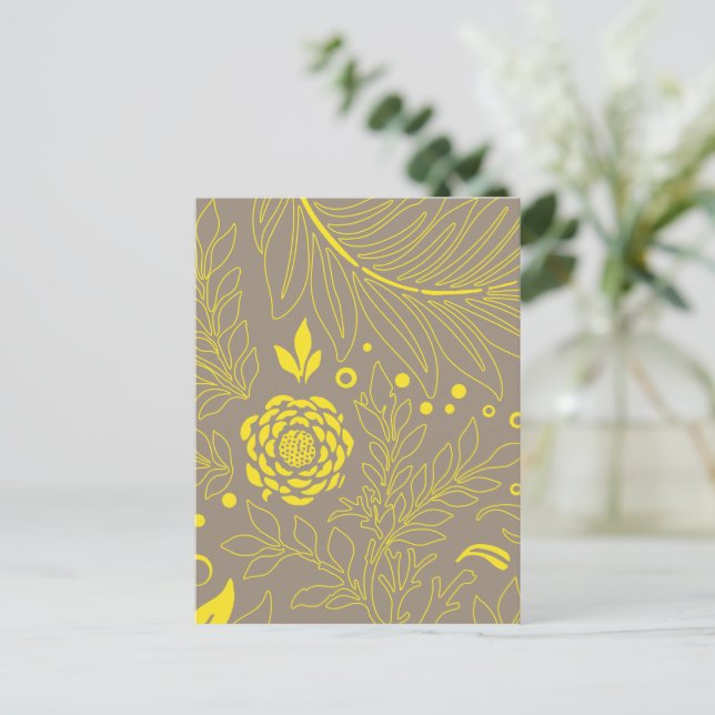 Blommigtens utformning 18 helg vykort (Stående Fram)