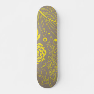 Blommigtens utformning 18 mini skateboard bräda 18,5 cm