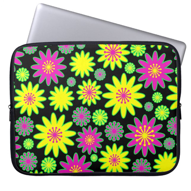 Blommigtens utformning.210513 laptop fodral (Framsidan)