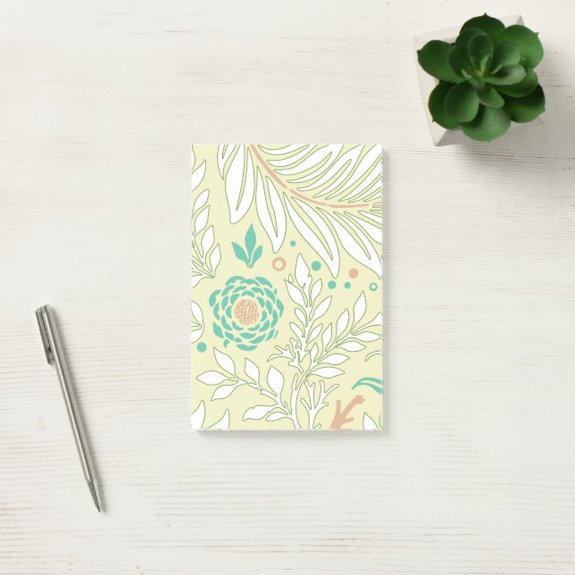 Blommigtens utformning 21 post-it block (Kontor)