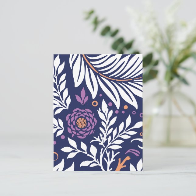 Blommigtens utformning 22 helg vykort (Stående Fram)