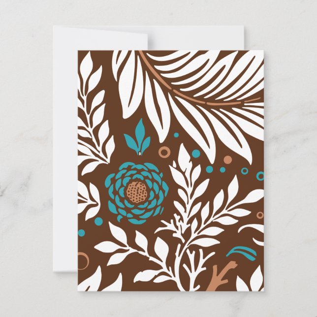 Blommigtens utformning 23 anteckningskort (Framsida)