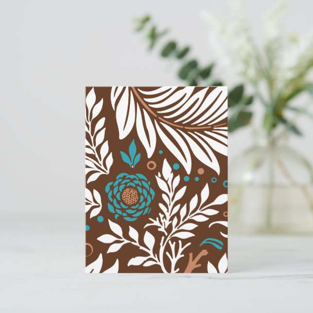 Blommigtens utformning 23 helg vykort (Stående Fram)