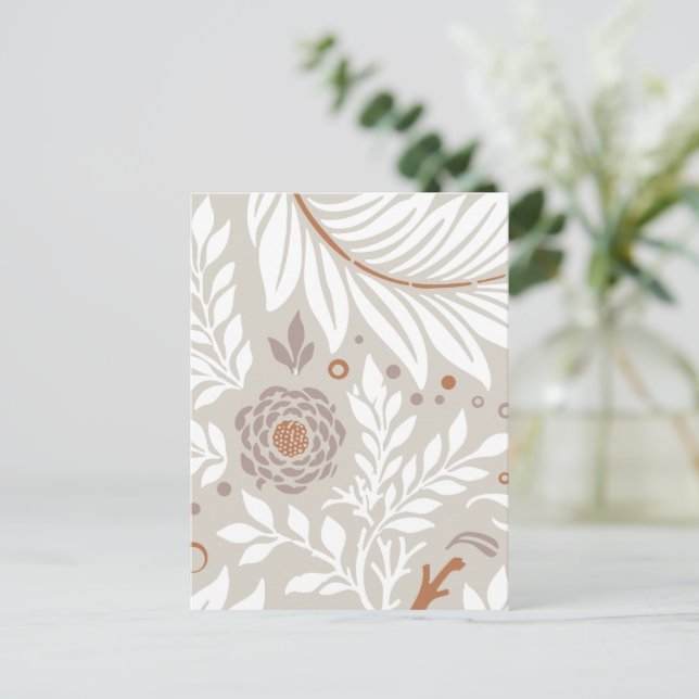 Blommigtens utformning 25 helg vykort (Stående Fram)