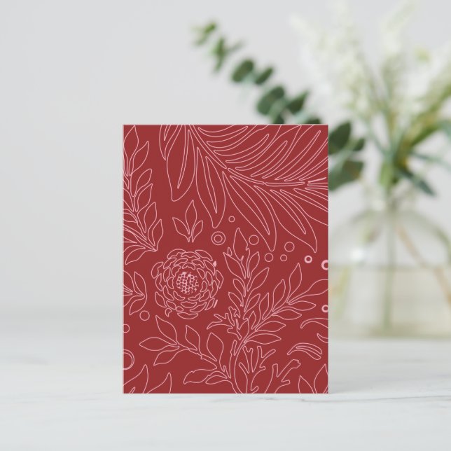 Blommigtens utformning 30 helg vykort (Stående Fram)