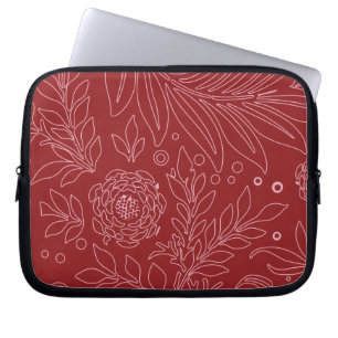 Blommigtens utformning 30 laptop fodral