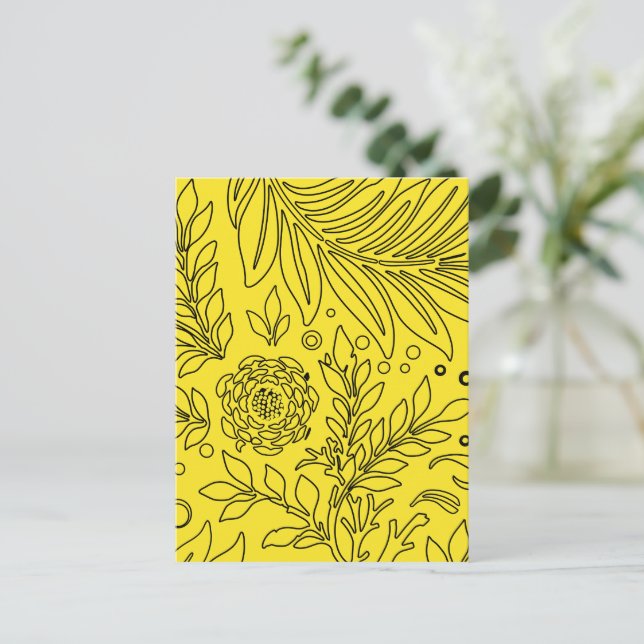 Blommigtens utformning 36 helg vykort (Stående Fram)