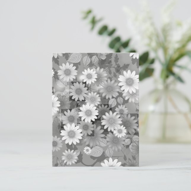 Blommigtens utformning 3 helg vykort (Stående Fram)