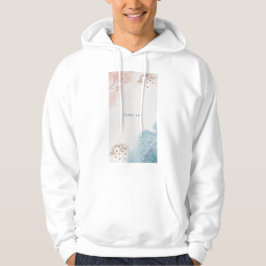 Blommigtens utformning hoodie