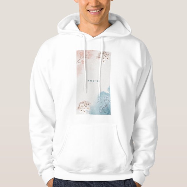 Blommigtens utformning hoodie (Framsida)