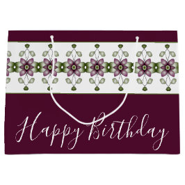 Blommigtens utformning i djup brinnande