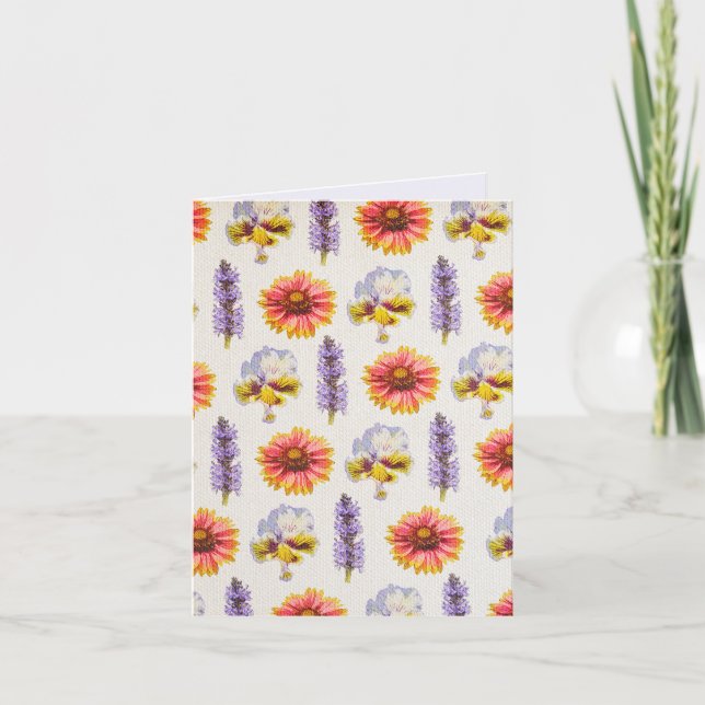 Blommigtens utformning inbjudan (Framsida)