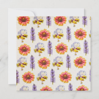 Blommigtens utformning inbjudningar