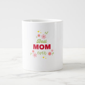 Blommigtens utformning jumbo mugg
