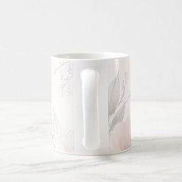Blommigtens utformning kaffemugg