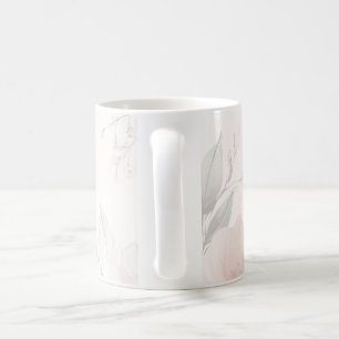 Blommigtens utformning kaffemugg