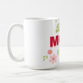Blommigtens utformning kaffemugg