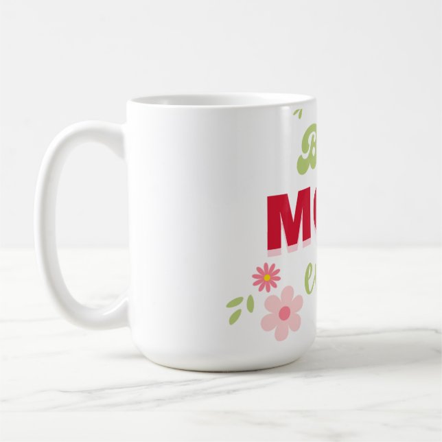 Blommigtens utformning kaffemugg (Vänster)
