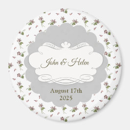 Blommigtens utformning magnet