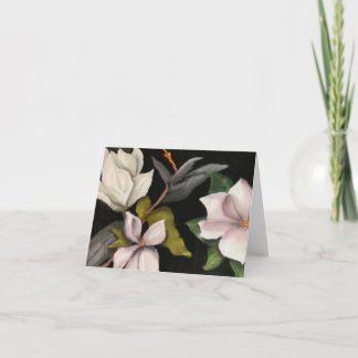 blommigtens utformning på anteckningskortet tack kort