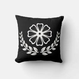 Blommigtens utformning - Polyester Dekorativ kudde