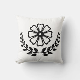 Blommigtens utformning - Polyester Dekorativ kudde
