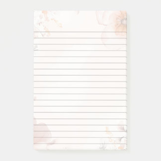Blommigtens utformning post-it block