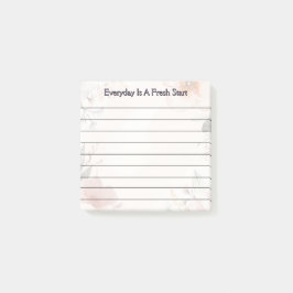 Blommigtens utformning post-it block