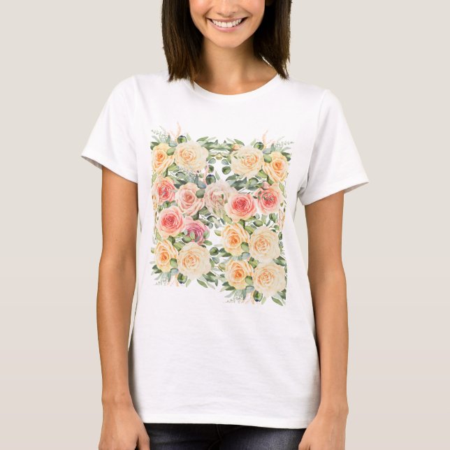 Blommigtens utformning t shirt (Framsida)