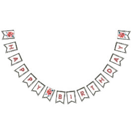 Blommigtens utformning vimplar