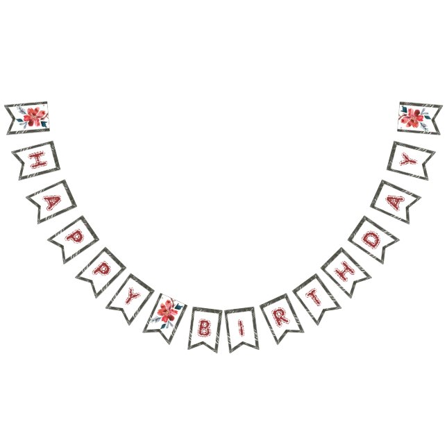 Blommigtens utformning vimplar (Alla)