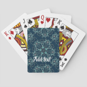 Blommigtens utskrift casinokort