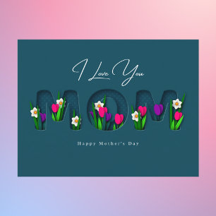 Blommigtens utträde ur MAMMA Mor Vykort