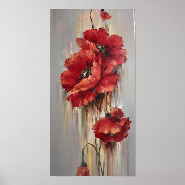 Blommigtens väggdäck poster (Framsidan)