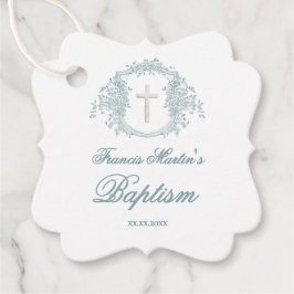 blommigtens vapensköld | Baptism Gåvor Etiketter