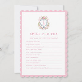 Blommigtens Vapensköld | Spill the Tea | MÖHIPPA Inbjudningar