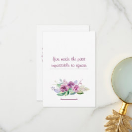 Blommigtens vattenfärglaserhistorikuppskattning tack kort