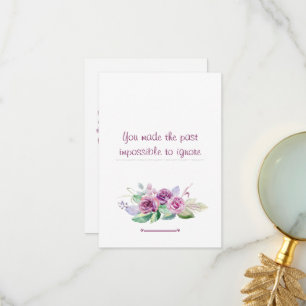 Blommigtens vattenfärglaserhistorikuppskattning tack kort
