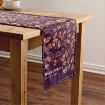 Blommigtens vattenfärgsmiddag för Thanksgiving 