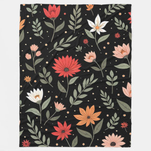 Blommigtens Vintage - vacker modern samling Fleecefilt