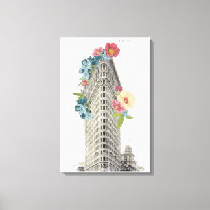 Blommigtlägenhetjärn New York, NY Canvastryck