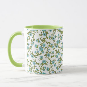 Blommönster 12 mugg