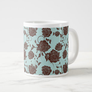 Blommönster 13 jumbo mugg