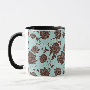 Blommönster 13 mugg