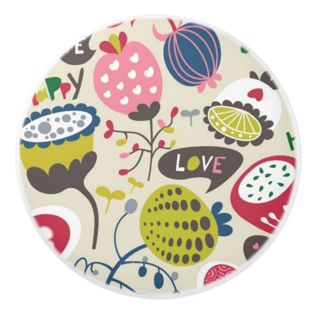 Blommönster 14 knopp (Framsidan)